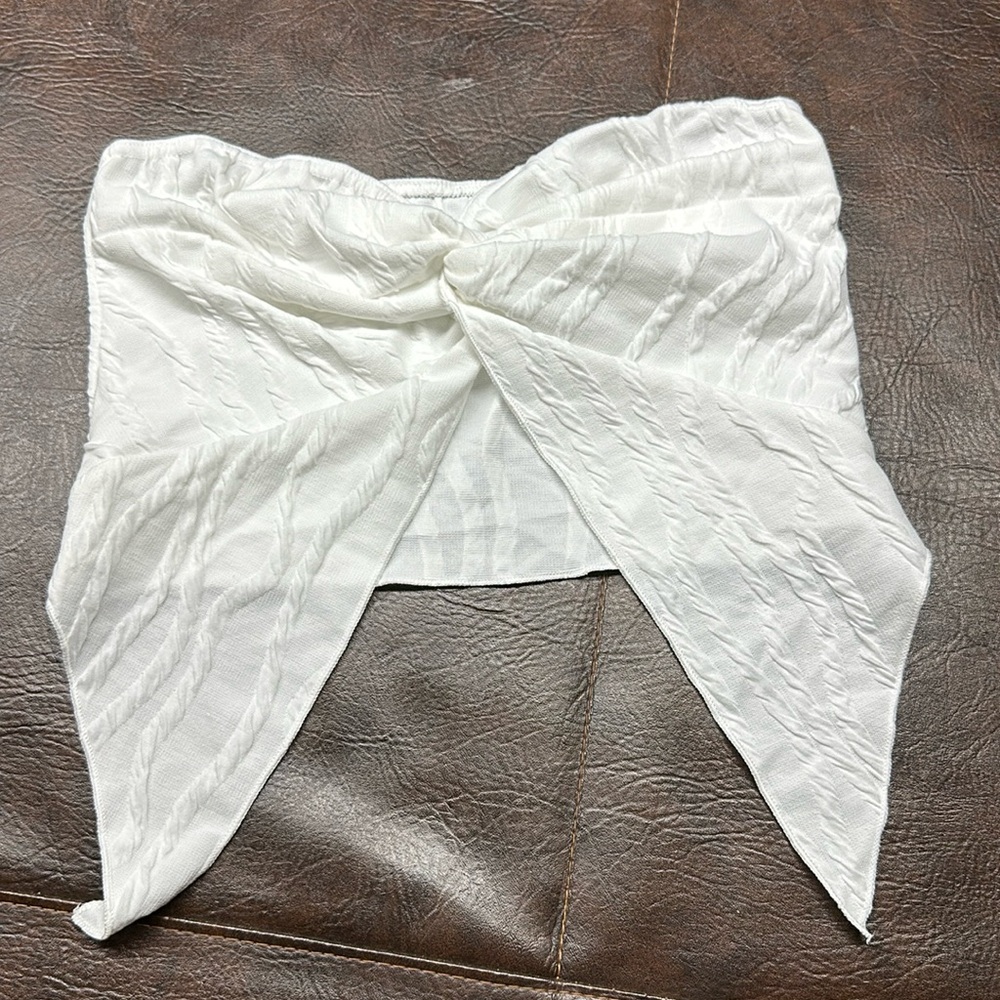 SHEIN white tie top size large